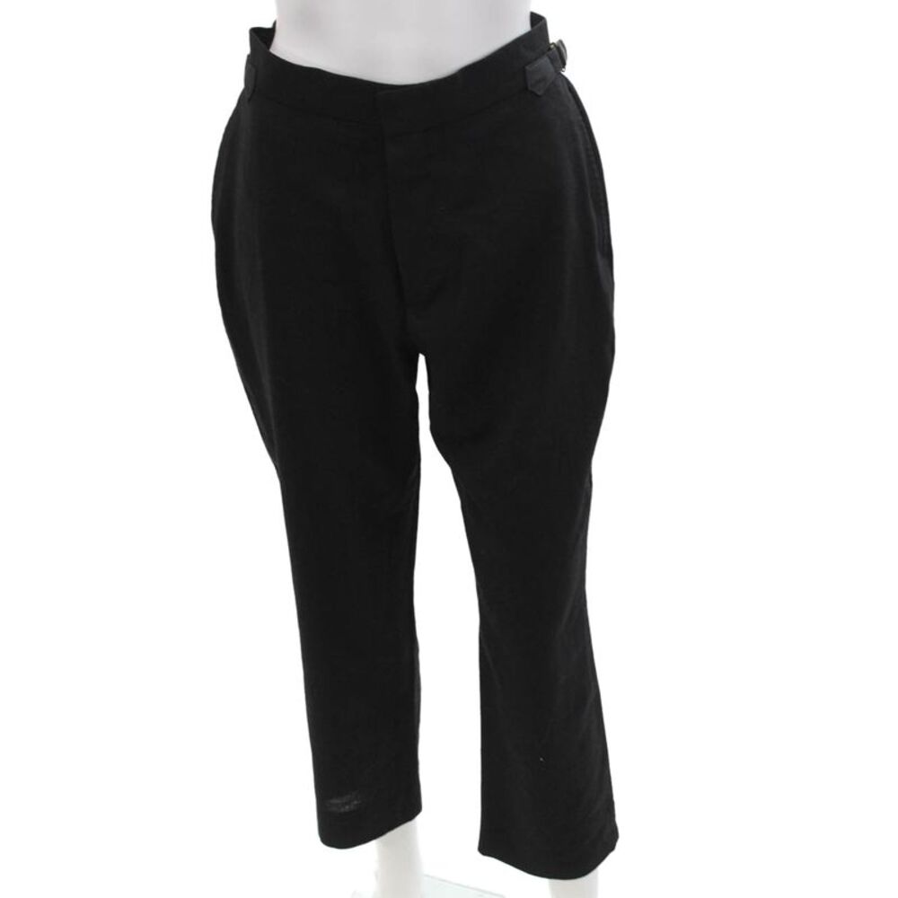 Billy Reid Women Cropped Ankle Dress Pants Black Wool Size 2